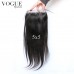 Brazilian Hair 5x5 Lace Closure Pieces,Straight,Natural Color,Free/Middle/3 Part